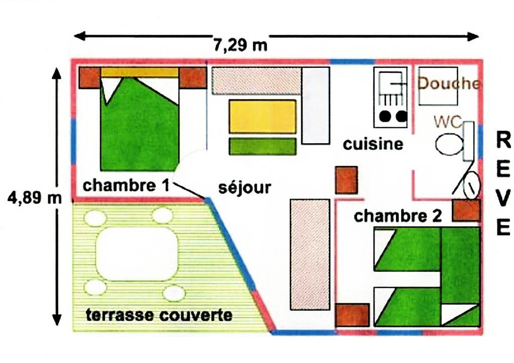 فندق مُديفي  Le Clos Fleuri الغرفة الصورة
